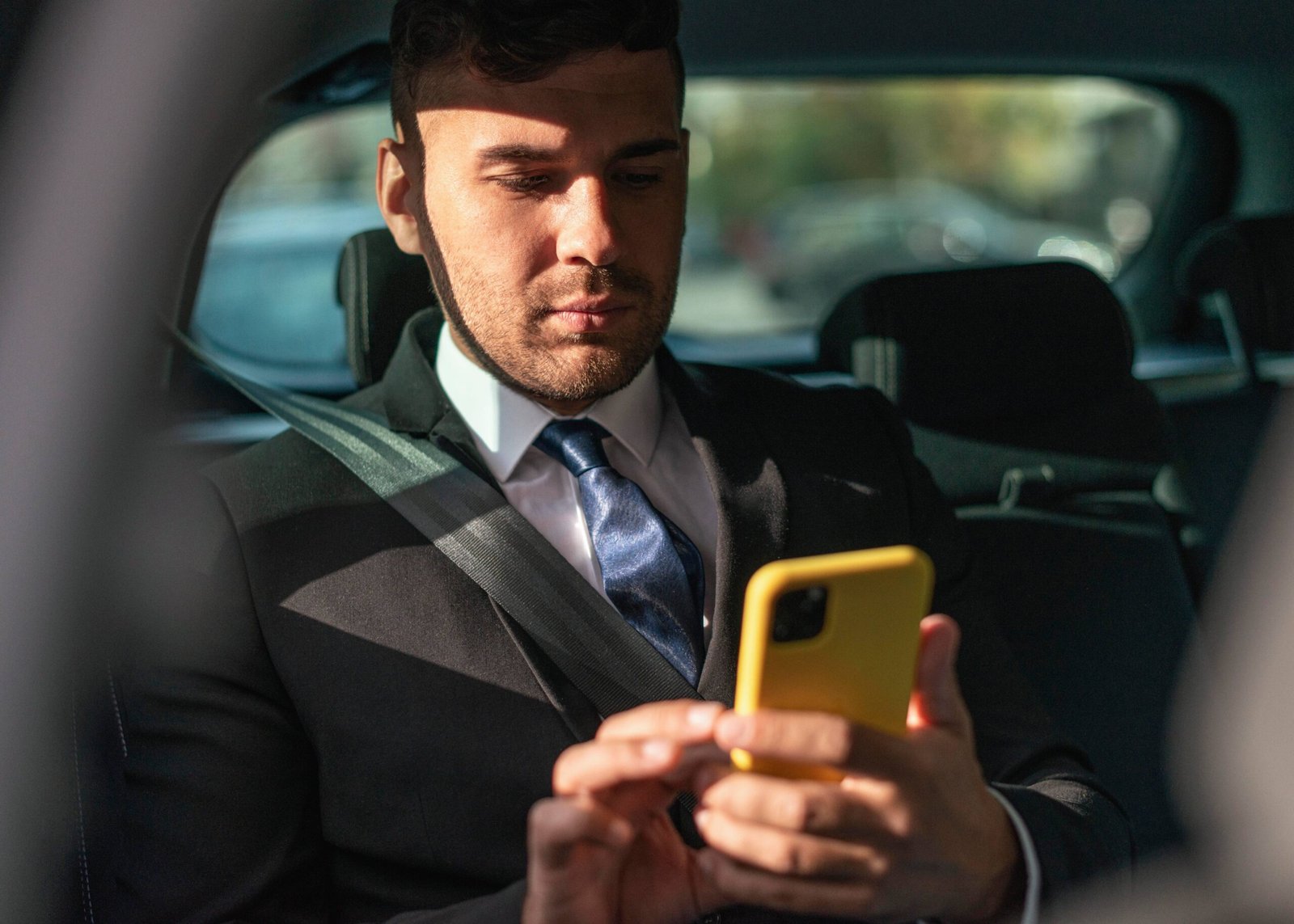 business man car being passenger 1 scaled